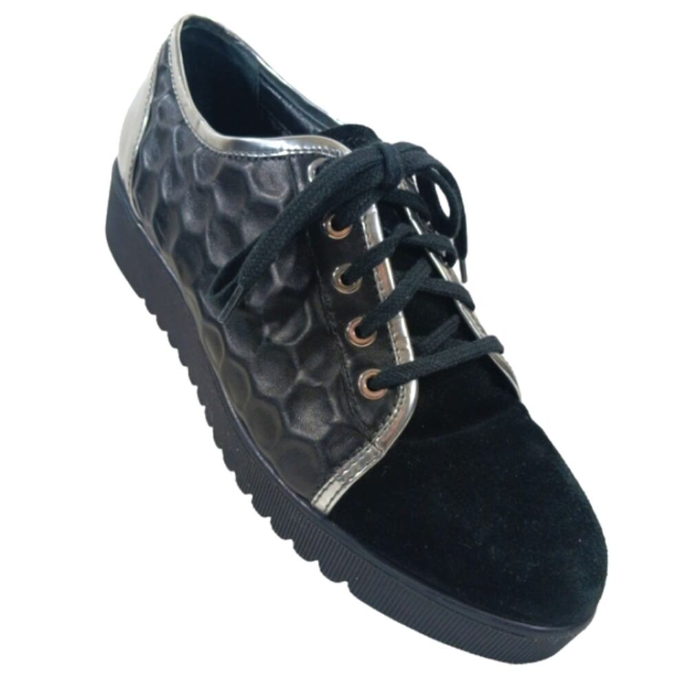 Aquatalia Aida Platform Sneakers EUC $365 Size 8.5    FS2211